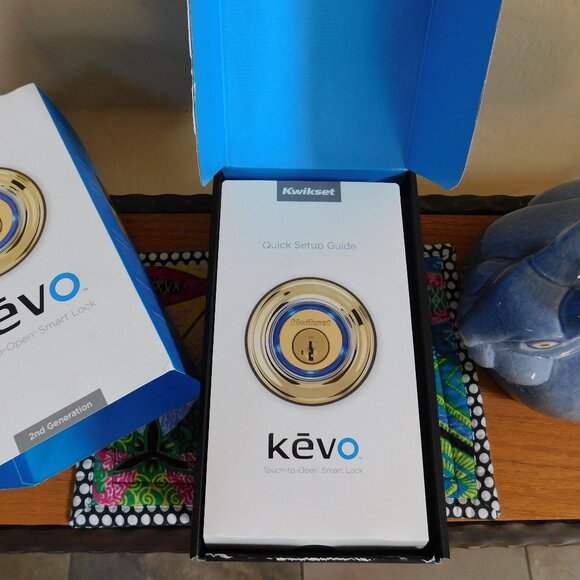 NIB Kwikset Kevo (2ndGen) Touch to Open Smart Keyless Bluetooth Deadbolt Lock - Picture 12 of 16